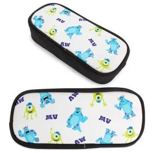 금홍팬시 몬스터대학 필통 사각형 라운드형 화이트 컬러 수납