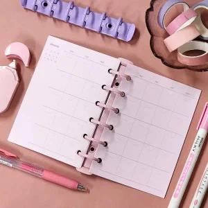 A7 컬러 6공 바인더 제본링