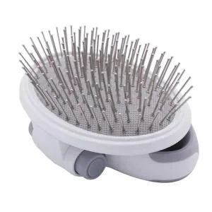 [골드스마일]스마트 핸드브러쉬 장모용 반려견 브러시 애완견용 화이트