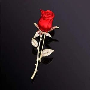 [골드스마일]꽃 5월 카네이션 붉은 스승의날 브로치 어버이날 특선 B형