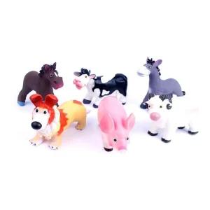 삑삑소리x 역할놀이 말랑한 동물농장 피규어 미니어처 어린이날선물 두뇌개발 상상력개발