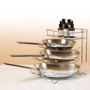 [골드스마일]주방 냄비 수납 정리대 프라이팬 거치대 선반