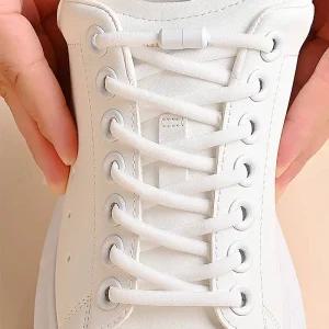 고무줄신발끈 넥타이 신발 끈 성인 운동화 반원형 고속 금속 잠금