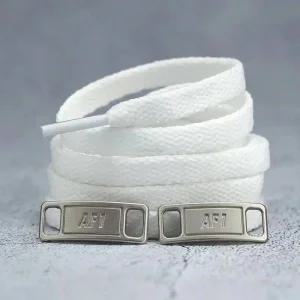 고무줄신발끈 4개 AF1 신발 끈 블랙 화이트 플랫 정장 운동화 에어 포스 원