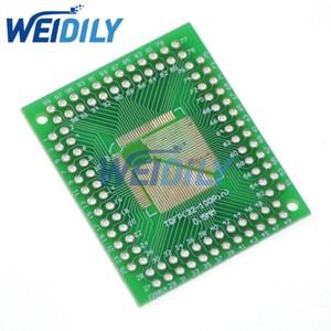 5PCS QFP 32 44 64 80 100 SMD DIP 어댑터 PCB 보드 컨버터 플레이트 0.5/0.8mm IC 소켓