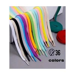 고무줄신발끈 1세트 클래식 신발 끈 패브릭 운동화 플랫 남여 부츠 로프 100120140160180CM