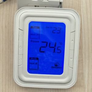 Honeywell 디지털 온도 조절기 FCU 에어컨 원격 컨트롤러, 수직 220V, 110V, 그린 블루, T6861V2WG,