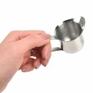 [골드스마일]스텐레스 스틸 컵 스팀 피쳐 140ml 커피숍 스냅 잔 다용도 음료잔