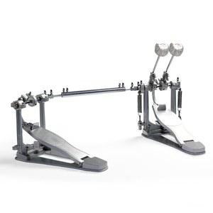 PLADRUBO P800 다이렉트 드라이브 더블 베이스 페달 항공 등급 소재 드럼 세트 실버용 일체형 구조