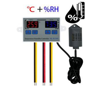 W1099 DC 12V 24V AC 110-220V 디지털 온도 습도 컨트롤러 계란 인큐베이터 조절기 레귤레이터