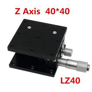 Z축 변위 리프트 스테이지 수동 미세 조정  크로스 레일 슬라이딩 테이블 40x40mm LZ40