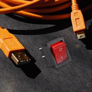 레드 라이트 조명 4 핀 DPST ON/OFF 스냅 인 로커 스위치, 16A, 20A, 250V AC