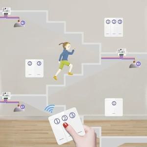 RF433Mhz 무선 리모컨 12V ON OFF 스위치 모듈 가정용 차고 문 조명 220V 110V 10A 차단기 벽 세트