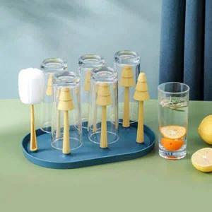 [골드스마일]컵 정리대 병세척솔 포함 주방 수납용품