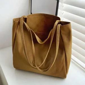 데일리 큰패브릭 에코 숄더백 데일리백 가방 대학생