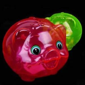 저금통 소형 돼지저금통 3개 사무실 정리용 아기 돼지금고