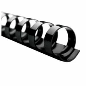 제본링 플라스틱 6mm 25개입 검정색 스프링 문서 정리용 링