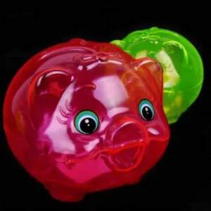 저금통 돼지 캐릭터 그린 팬시 아동용 저축통 귀여운 디자인