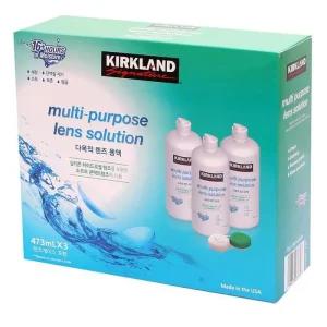 커클랜드 시그니춰 다목적 렌즈 관리용액 473ml x 3 다목적렌즈관리용액 코와샵2511