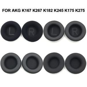 2Pcs 폼 스폰지 이어 패드 헤드셋 교체 쿠션 수리 부품 액세서리 AKG K167 K182 K245