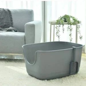 고양이 배변용품 푸르미 벤티 캣 토일렛 그레이