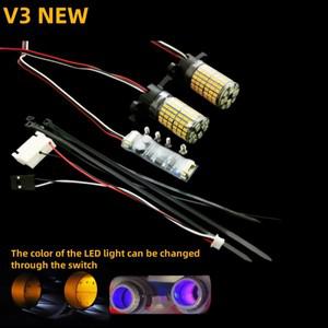 PSMODEL V370 80 90 인러너 모터 덕티드 팬 애프터버너 컨트롤러 LED RC 비행기 모델 호환 항공기 액세서리