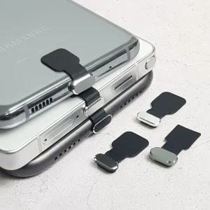 부착식 핸드폰 C타입마개 충전 단자 먼지 마개 보호캡 iyr6+4tsB