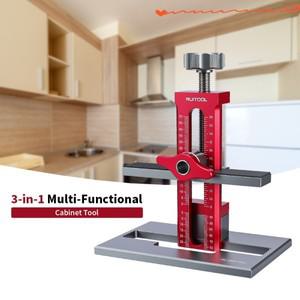 3in 1 캐비닛 도어 드릴링 지그 알루미늄 합금 듀얼 스케일 미터법/인치법 하드웨어 설치