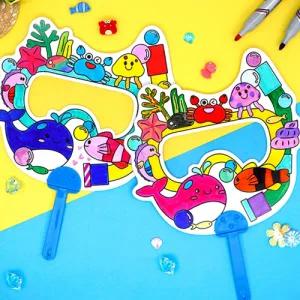 [하하당] 여름 바다 스노클링 부채