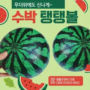 비치볼 [수박비치볼] 비치볼/칼라비치볼/무지비치볼/삼색비치볼/돼지비치볼/물놀이공/물놀이용품/탱탱볼