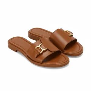 마르씨 로고 CHC24S00UH3 242 여성 뮬 슬라이드 슬리퍼 샌들