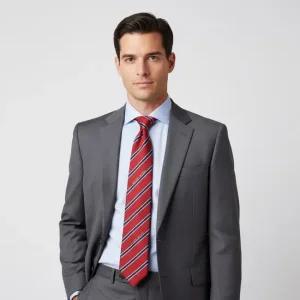 스트라이프 실크 넥타이  12026 9634 600