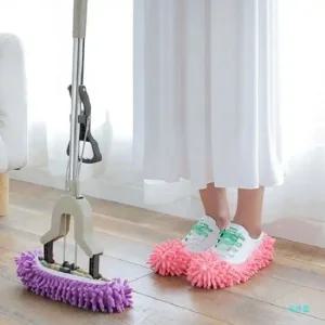 발걸레 청소 슬리퍼 걸레 청소용실내화 거실슬리퍼 실내용슬리퍼 극세사슬리퍼