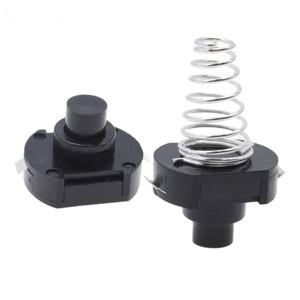 LED 손전등 푸시 버튼 스위치 ON/ OFF 전기 토치 테일 강한 빛 액세서리