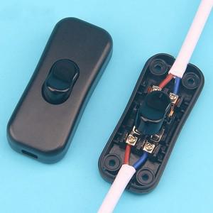 HMA73-1Pc 라이트 스위치 AC 250V ON/OFF 테이블 데스크 램프 코드 토글 로커 LED 조명 배선 전기 제어