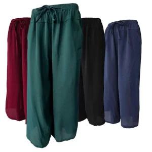 [라일리여성의류] Rly 팬츠 여성 치마바지 찰랑 9부 밴딩 여름 쿨바지