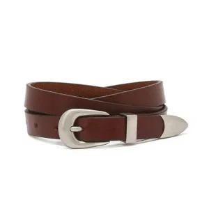 [헤지스](대구신세계)브라운 단색 소가죽 벨트 HJBE5F605W3