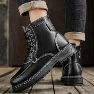 [라일리] Rly 남성 깔끔한 스티치라인 클래식한 쉐입 워커 탄탄