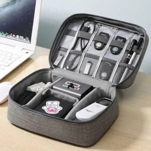 멀티파우치 수납 정리 사각 생활방수 악세서리 파우치