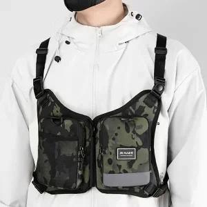 남성체스트백 가슴가방 캐주얼 밀리터리 전술백