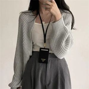 [라일리여성의류] Rly 여성 가디건 환절기옷 봄가을 일교차복장 크롭 볼