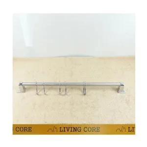 리빙코아 스텐 다용도 행거 중 조립식행거 스텐헹거 벽걸이행거 벽고정행거 고정행거