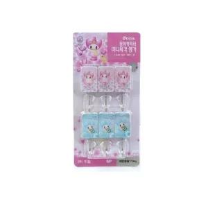 우일-몽이캐릭터미니사각행가 - 3EA 도어훅 부착행거 접착행거 부착식행거 미니행거