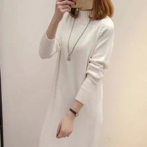 원피스 여성 윈터 심플 여자 따뜻 무지 니트 봄 가을