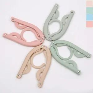 휴대용 접이식 2단 트렌드 옷걸이 5P 데일리 여행 출 여행용접이식옷걸이