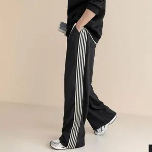 [라일리의류] Rly 비비오 자카 포트랙라인 밴딩 와이드 트레이닝 팬