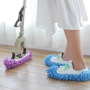 물걸레실내화 밀대 대걸레 물걸레 청소 슬리퍼 2개 청소실내화 걸레슬리퍼 청소용슬리퍼