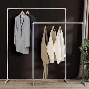 철제파이프행거 옷가게 옷방수납 매장용 옷걸이거치대 미니행거 스탠드옷걸이