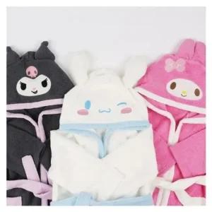 산리오 심플 아동목욕가운 샤워가운 수영가운 데일리 샤워가운 수영가운 산리오가운