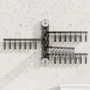 베란다 빨래걸이 욕실 흡착식 걸이 건조대 미니 행거 벽수납 공간활용 베란다건조대